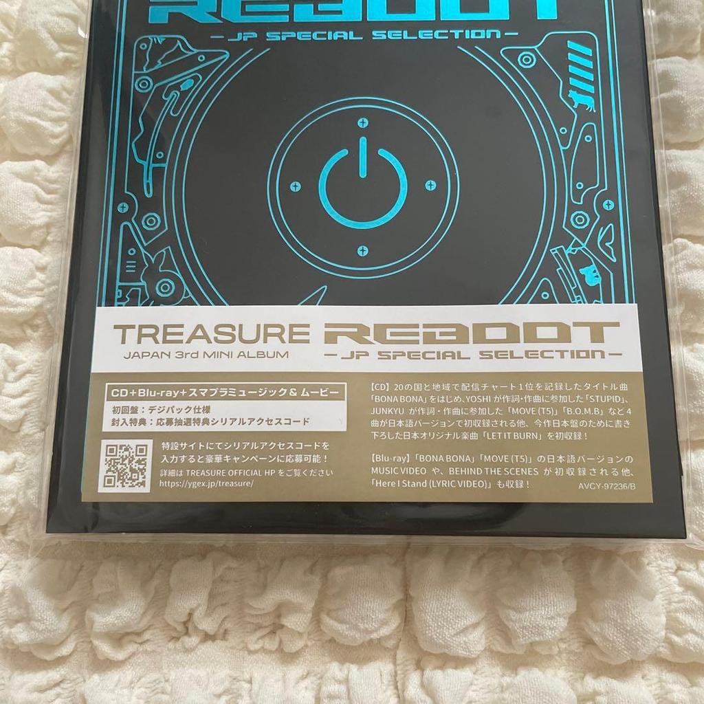 [USED] Treasure REBOOT First Blu-ray Jihoon trading card