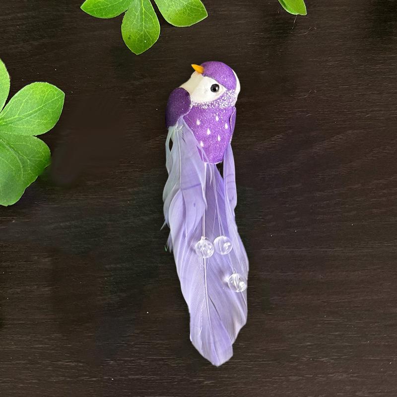 

1 шт. Садовый реквизит DIY Украшение Птица-ласточка Клип-прищепка Ручная работа Имитация Птицы Креативное Перьевое Украшение для Садовой Ветки