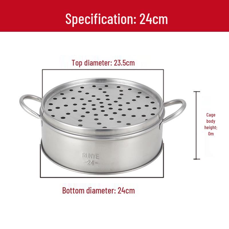 Compact Stainless Steel Steamer for Buns and Dumplings