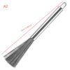 1 Pezzo Spazzola Lunga per Pulizia Acciaio Inossidabile Spazzola per Pentole Strumento da Lavaggio da Appendere Per Lavello da Cucina Padelle Scrubber Gadget