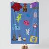 Cartoon B-Blue's Clues-s Throw Thick Comfort Flannel Quilt, Multi-scene Use Indoor Outdoor Daily Nap