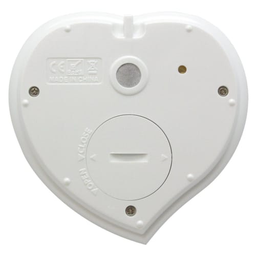 LINKSY LT801WM Heart-Shaped Joyful Timer, White/Blue, Makes Waiting Time Fun