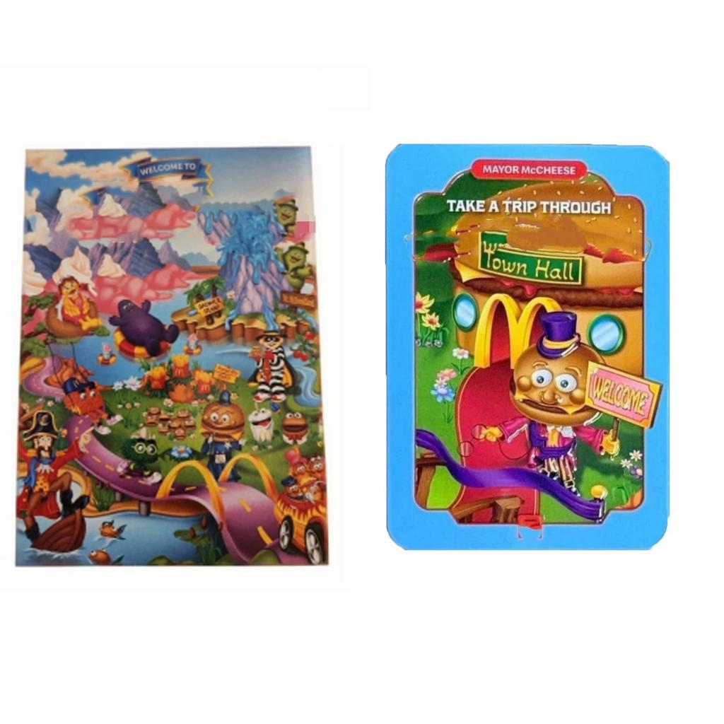 Happy Adult Meal Tin Box With Postcard