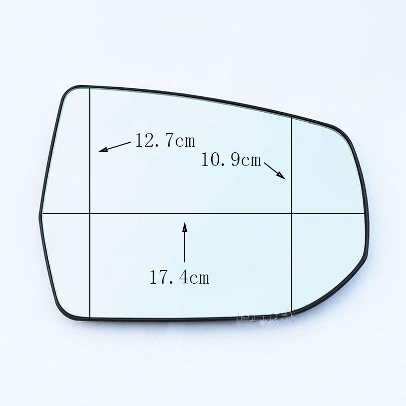 Replace Convex Heated Side Wing Blue Rear Mirror Glass for Chevrolet Malibu 2012 2013 2014 2015 2016 2017