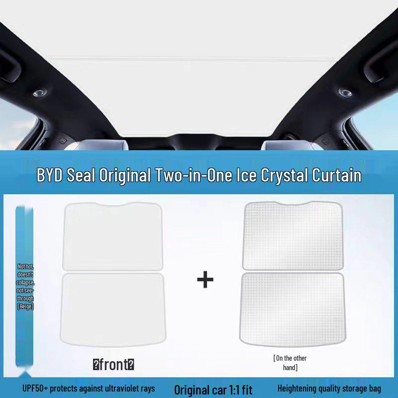 BYD Sky Canopy Sunroof Ice Crystal Sunshade - Full Blackout