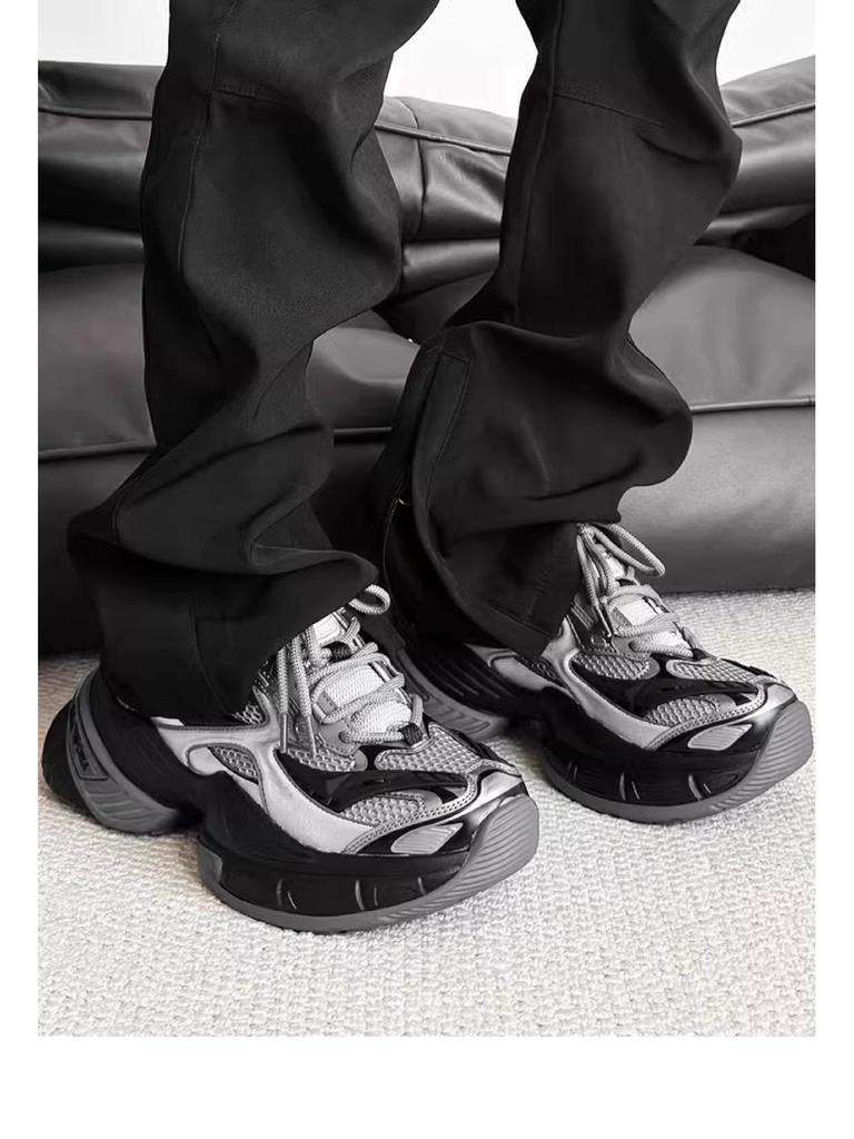 Tan Jianci Skorpion Dad Shoes: Trendige schwarze Sportschuhe mit dicker Sohle für Männer & Frauen 2025