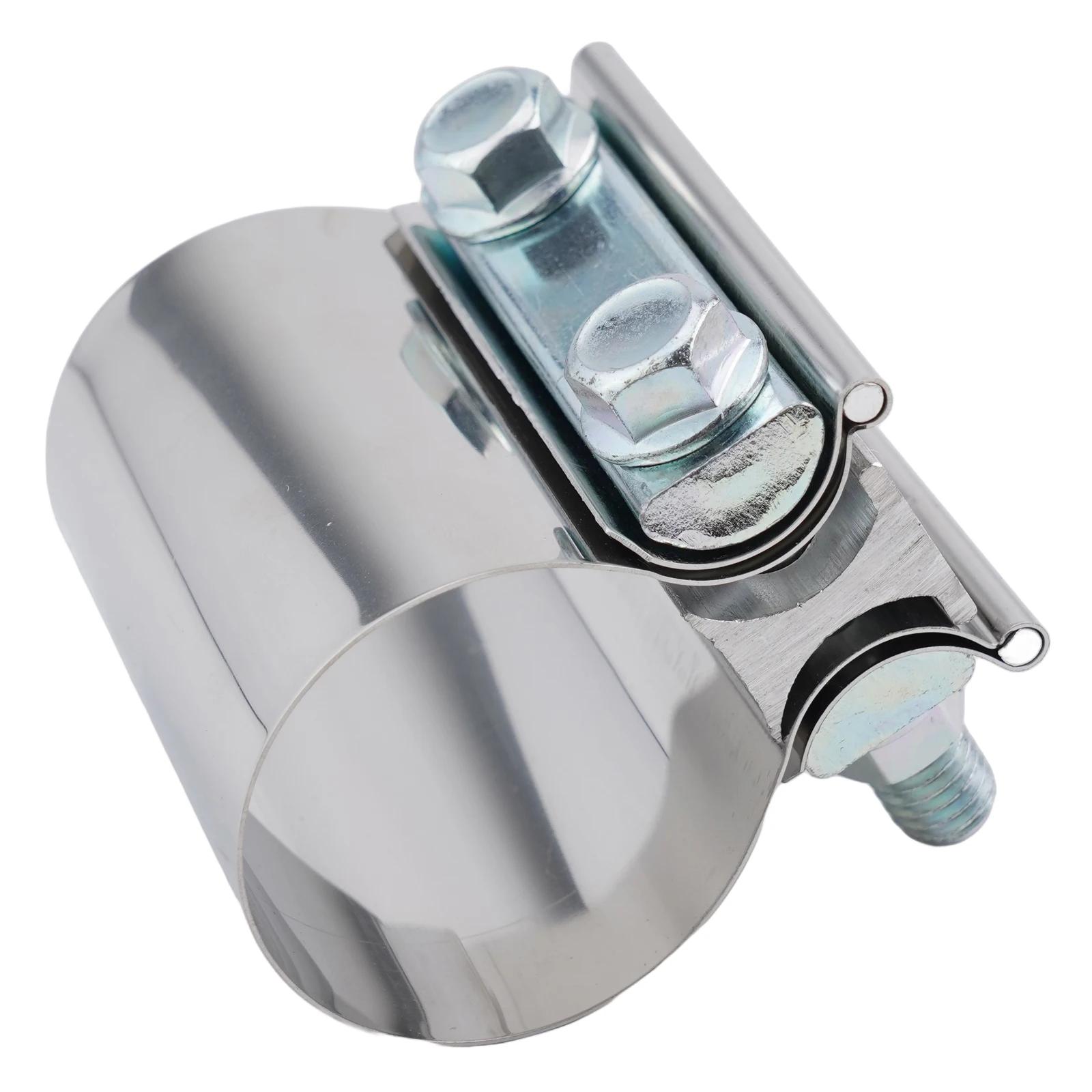 

Joiner Sleeve Clamp Pipe Connector Adjustable Exhaust Joiner Sleeve Clamp Muffler Tube Enhanced Car Performance 2 inch