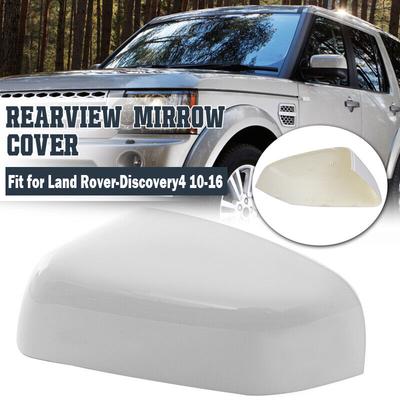 White Left Driver Side Mirror Cover Cap For Range Rover 2010-2012 Lr4 2010-2013