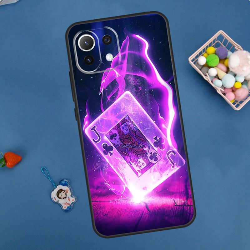 

Poker Playing Card Case For Xiaomi 14 13 15 Ultra 11T 12T 13T 14T Pro POCO X7 Pro X3 X5 F5 F6 M6 X6 Pro Cover POCO M6 Pro