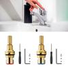 Universal Faucet Diverter Valves Ceramic Cartridge Easy Installation High Efficiency Ceramic Valves for Multiple Fixtures