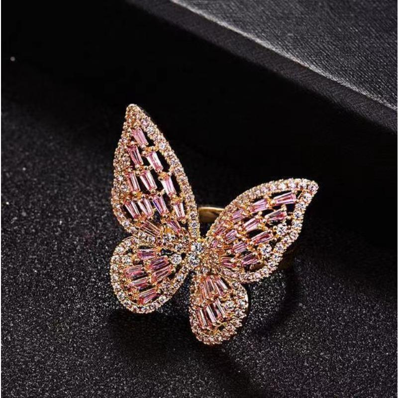 Hollowed-out Butterfly Ring, An Exaggerated Ring Design