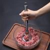 Stainless Steel Anti Stick Meatball Scoop Fall Resistant Portable Hollow Smooth Maker Spoon