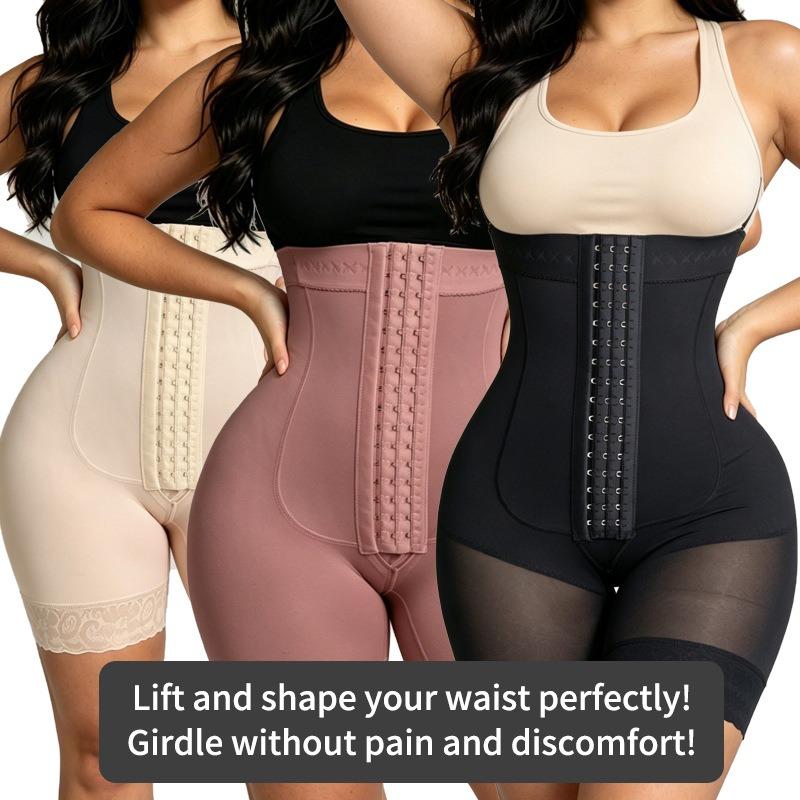 Damen Straps Taille Raffung Eng Atmungsaktiv Einteiler Körperformend Bodysuit