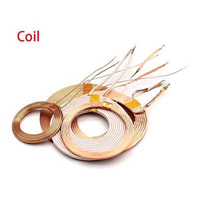10MM 20uH 20MM 10uH 30MM 30uH 32MM 3.7uH 38MM 30uH 43MM 14uH 52MM 50uH 47*32MM High Current Wireless Power Supply Coil
