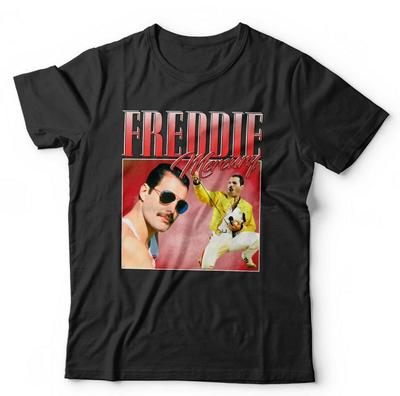 Freddie Mercury T-Shirt Wertschätzung Unisex und Hommage Throwback