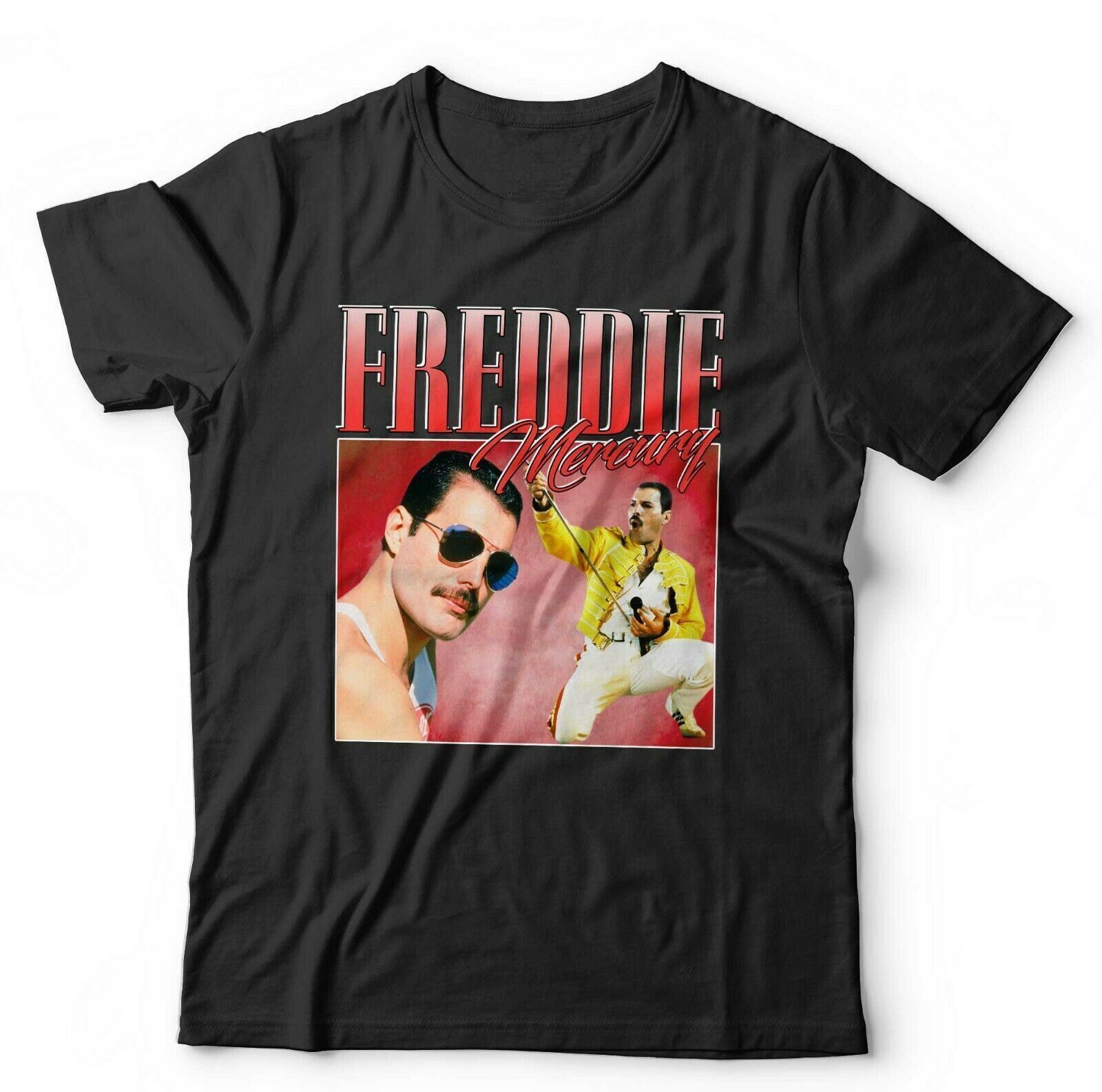 Freddie Mercury Tshirt Appreciation Unisex and Homage Throwback L