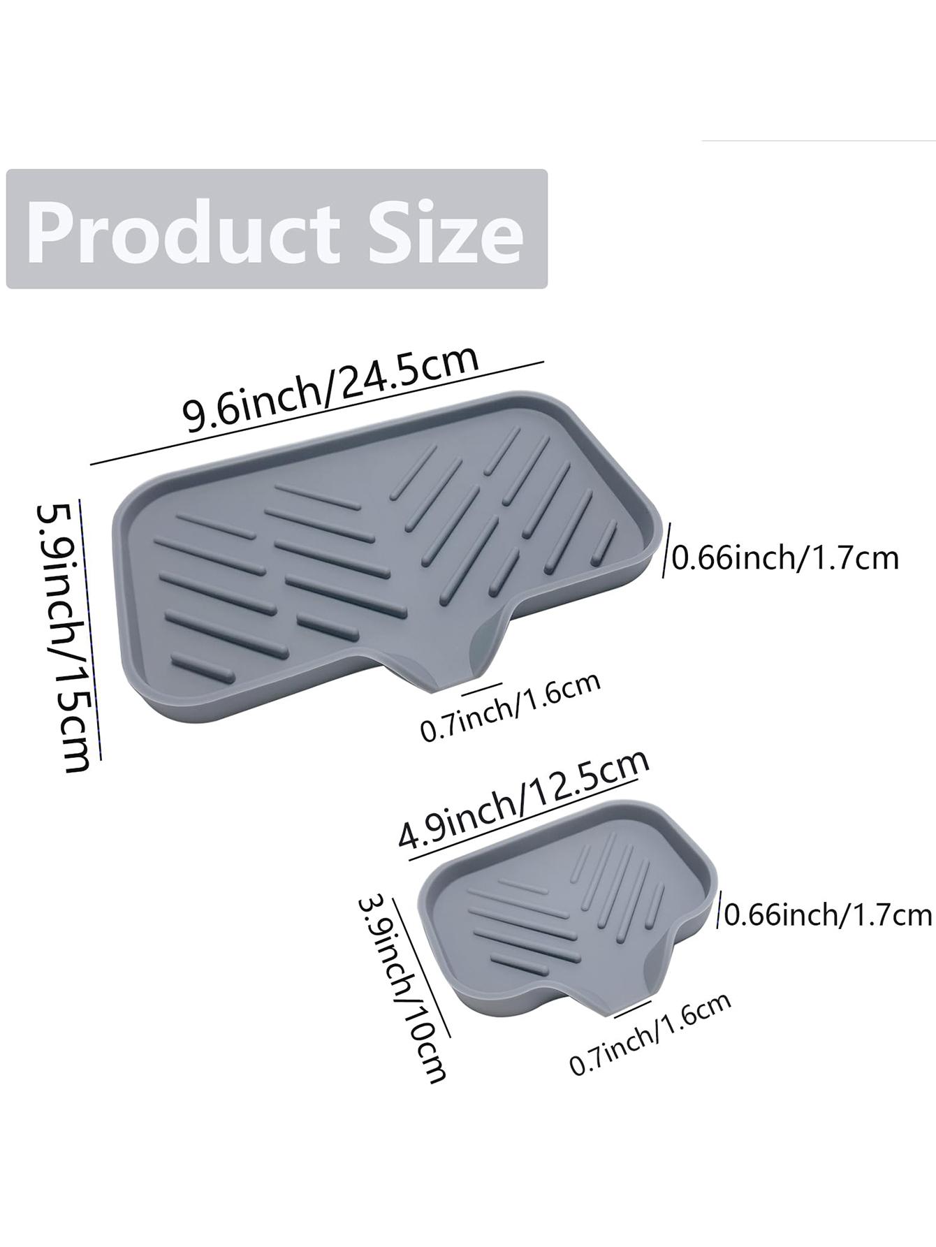 

Держатель для губки для кухонной раковины, силиконовая мыльница, держатель для мыла, самоосушающаяся противоскользящая полка для хранения, принадлежности для кухни и ванной