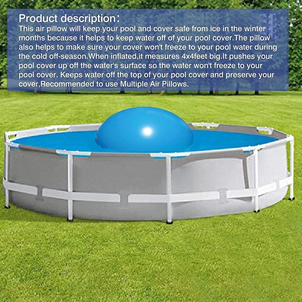 Air Pool Pillow PVC Pool Cover Air Pillow Durable Winterizing Pool Cover Pillow for Above Ground Swimming Pool Covers