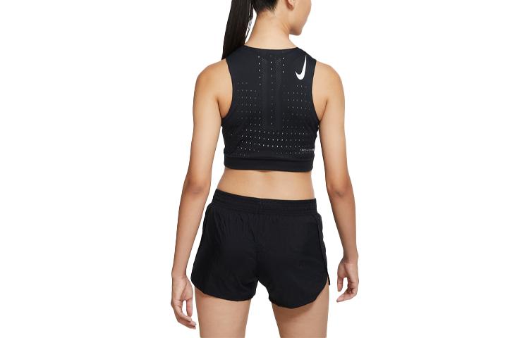 Nike Running Tank Tops Women's Black Moderate Racerback CZ9384-010
