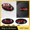 2026 Hot Car Sticker Car Front Emblem Rear Trunk Badge Steering Wheel Sticker for KIA K2 K3 K5 Picanto Rio Ceed Sportage Cerato 