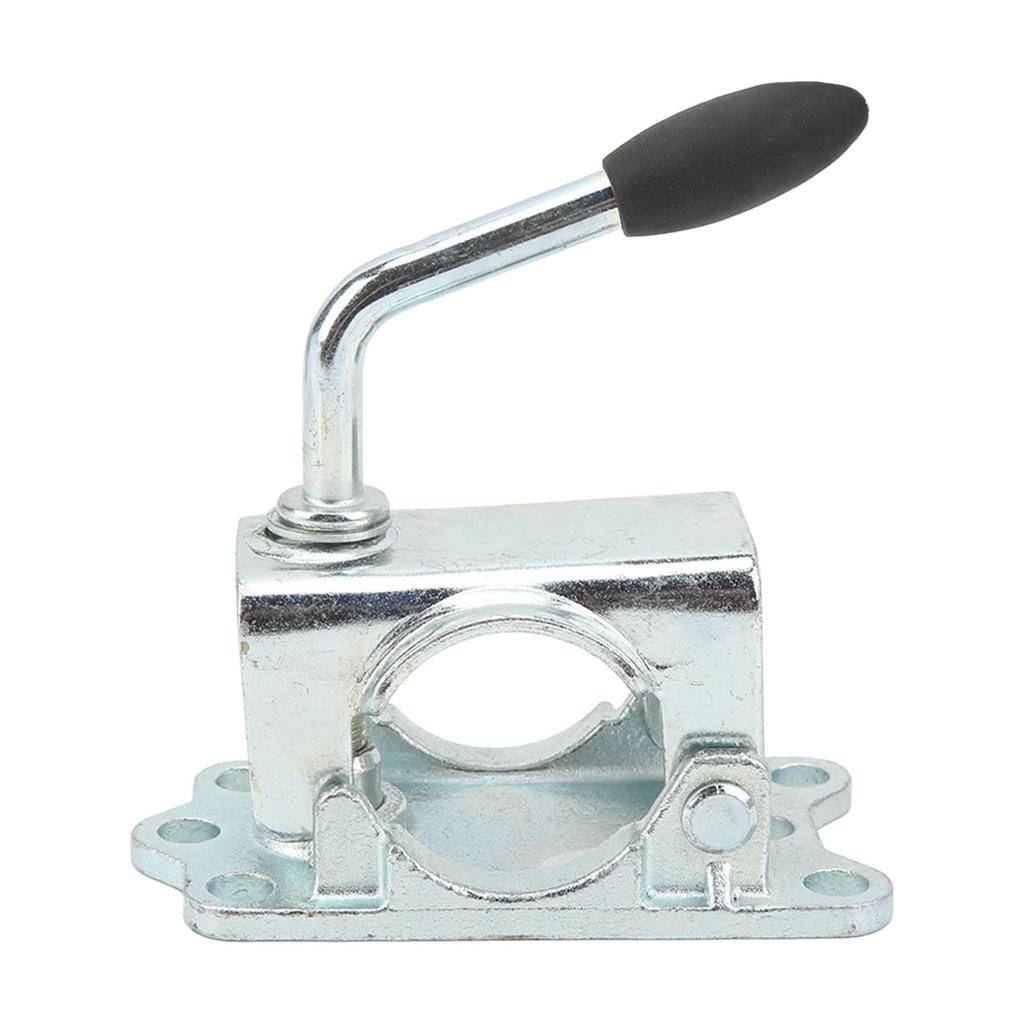 Cast Clamp Galvanized Iron Trailer Wheel Prop Stands Jack Split Cast Clamp for 48mm Pipe Diameter