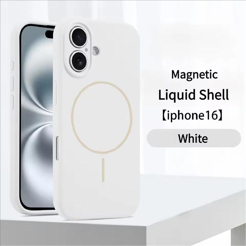 High Quality Liquid Silicone For Magsafe Case For iPhone 17 16 15 14 13 12 Pro Max Plus Magnetic Wireless Charger Fundas Protector Cover