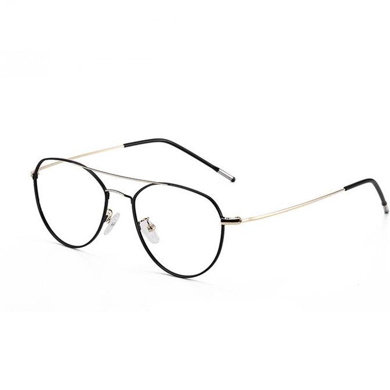 Photochromic Diopter Glasses For Myopia Women Men Stainless Steel  Leg Cat Eye Prescription Spectacle 0 -0.5 -0.75 -1.0 To -6.0