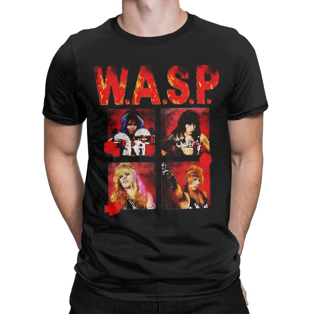 WASP W.A.S.P rock band Apparel Unisex T Shirt Pure Cotton Tee New Arrival T-shirt Clothing