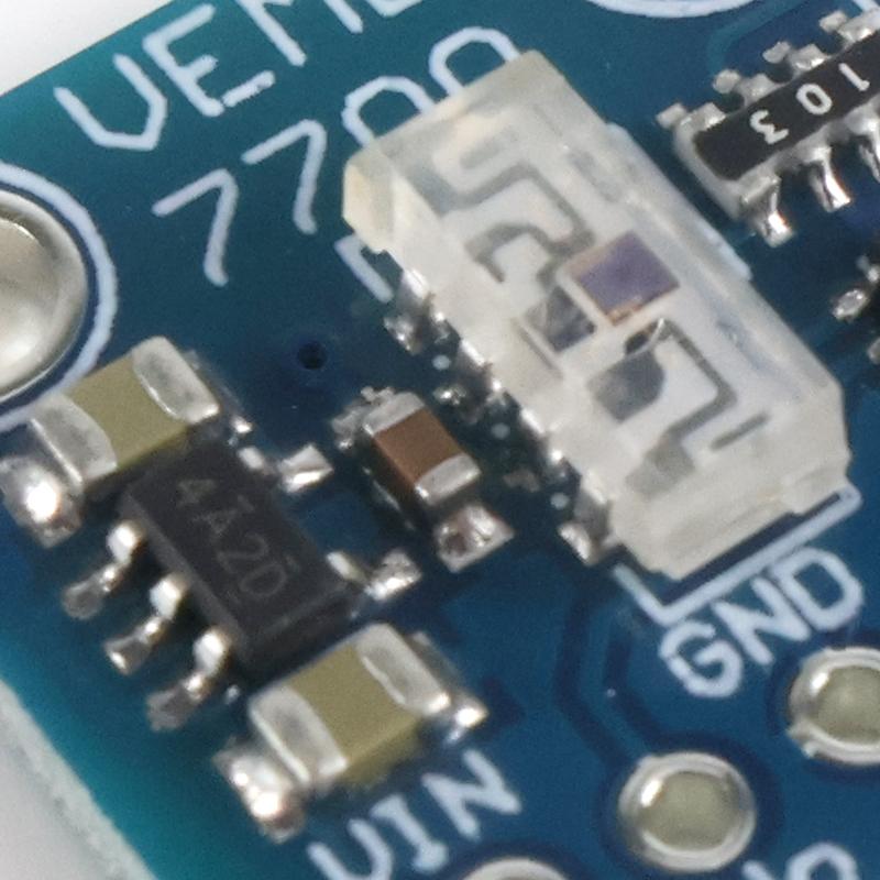 VEML7700 High Precision Ambient Light Sensor 0-120Klx I2C for Raspberry Pi Auto Backlight Solar Monitoring (Unsoldered)