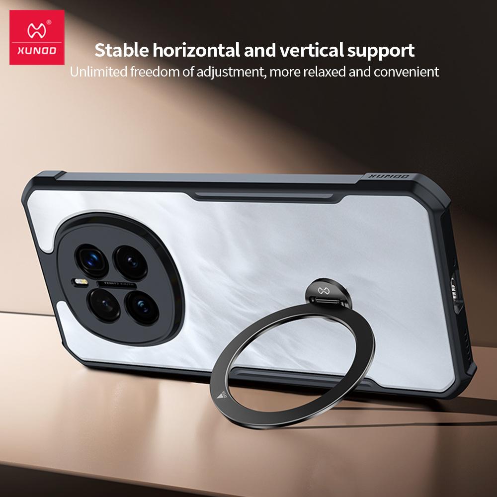 XUNDD For Honor Magic7 Magic 7 Pro Case Luxury Casing Airbag Shockproof Bumper Protective Phone Cover With Rotatable Magnetic Holder