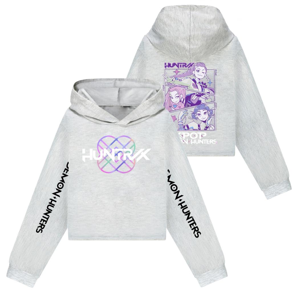 Kids' Long Sleeve Loose Pullover Letter Print Drawstring Hooded Sweatshirt