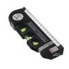 Level Line Tool 3 in 1 Multifunctional Cross Line Measure Tape Ruler for Home Decoration