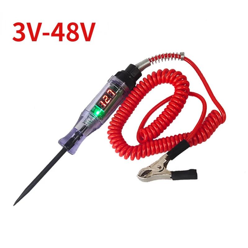 High Quality Auto Circuit Tester Truck Voltage Tester Circuit DC 6V 12V 24V Auto Diagnostic Probe Test Pen  Car Tools