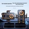 Transparent Cyberpunk Car Wireless Charger & Anti-shake LED Phone Mount