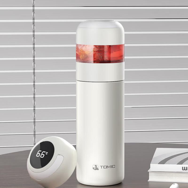 TOMIC Ceramic Lined Tea Infuser Travel Mug