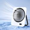 Desktop Wall Fan 1200mAh 5 Speed Digital Display USB Rechargeable Personal Cooler Strong Wind Low Noise for Home Office Dorm