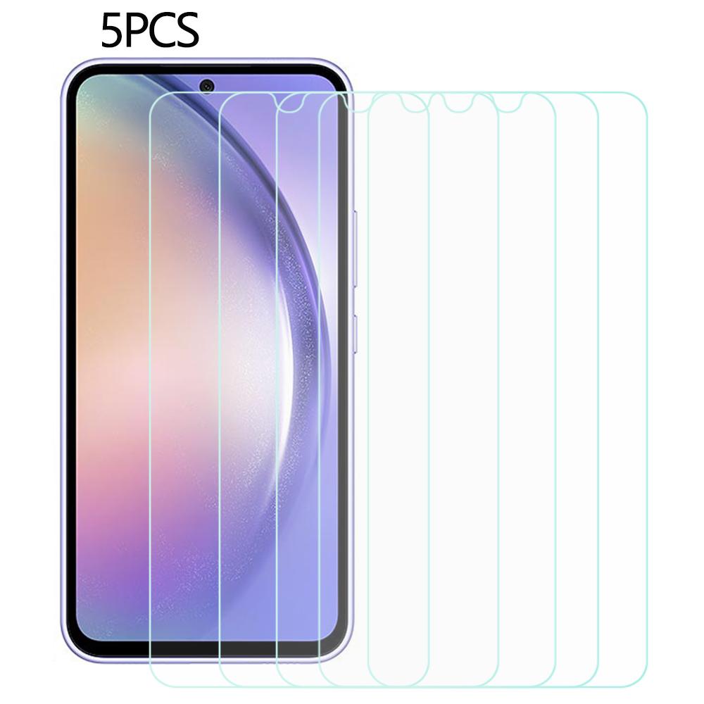 

5 ШТ Для Samsung Galaxy A54 5G Захисна плівка для екрана телефону 0,3 мм 2.5D із загартованого скла As Shown A