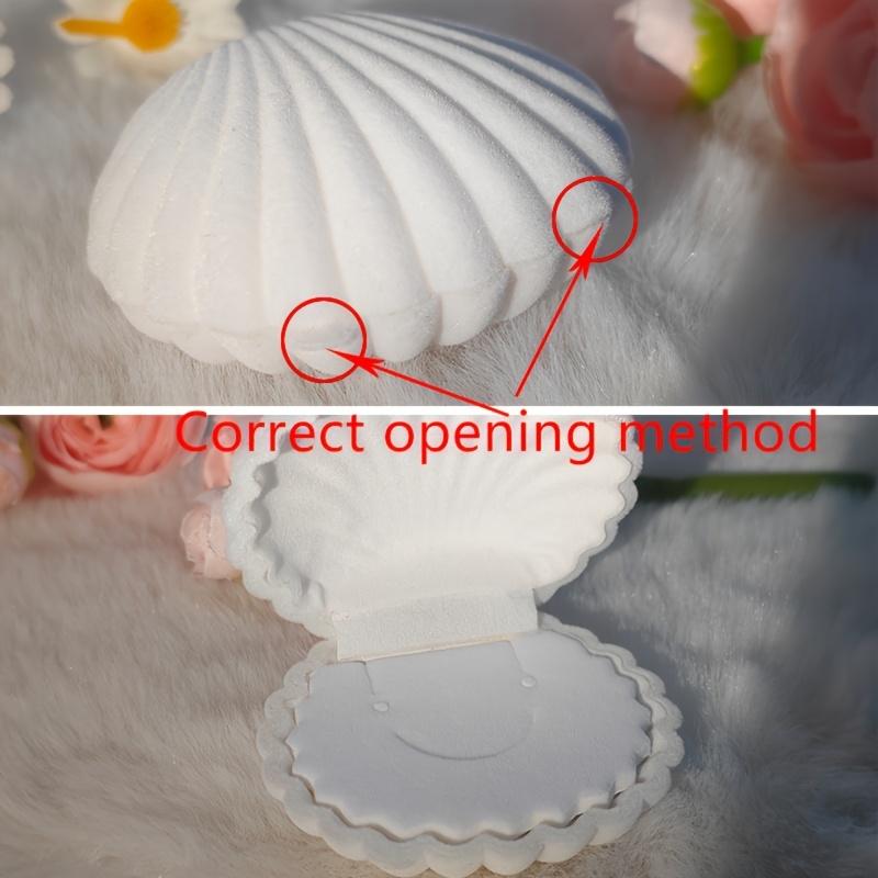 12pcs Shell Velvet Jewelry Gift Boxes Packaging Box Multi-Colors Necklace and Earring Jewelrys Pendant Organizer Display Cases