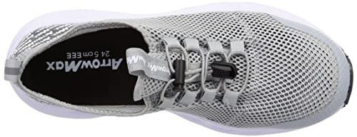 Fukuyama Rubber Arrow Max Work Shoes, Gray, Size 25.5 cm, 3E