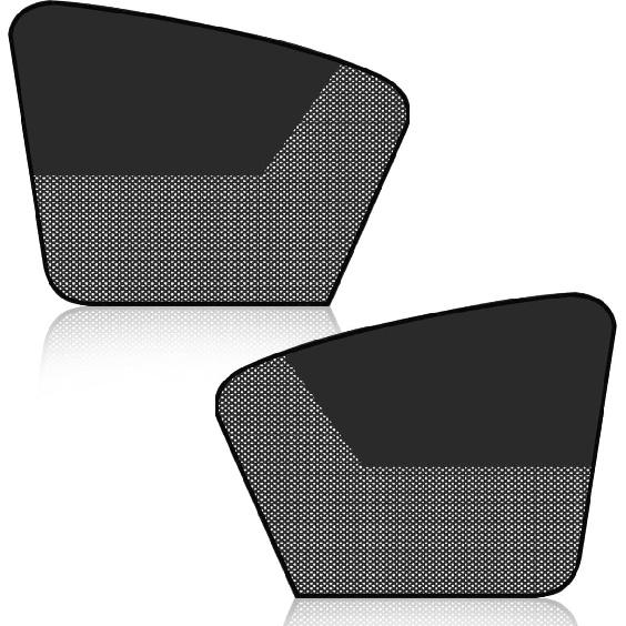 Car Front & Rear Side Window Sunshade, Magnetic Automotive Windshield Privacy Curtain with Half Shade, Mesh Sun Protection Cover Blocks Heat, Glare,