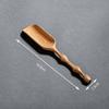 Bamboo Hand-carved Teaspoon Traditional Kung Fu Teaware Accessories Take Leaf-shaped Tools Chaze Coffee Beans Dosing Cup Trays
