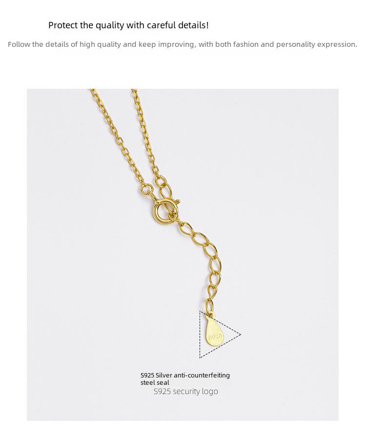 Love Design Heart-Shaped Bracelet: 14K Gold-Plated 925 Sterling Silver for Women, Simple and Versatile.