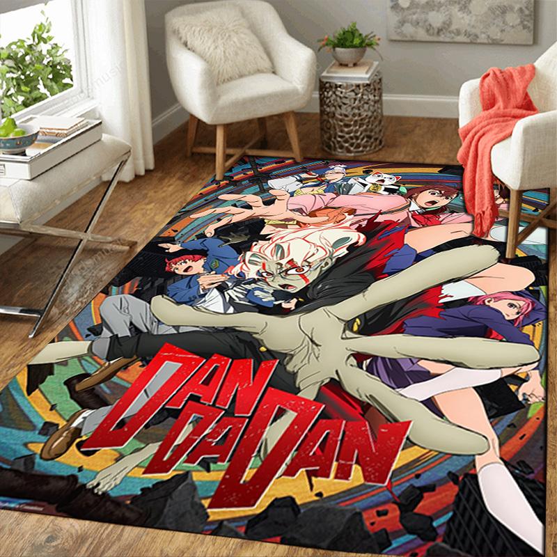 Dandadan Rug Floor Mat for Living Room or Bedroom Soft and Comfortable Carpet a Gift for Birthday and Holiday.