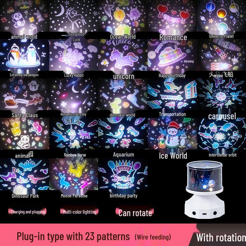 Bluetooth Star Projector & Music Box: Dreamy Night Light & Remote-Controlled Birthday Gift