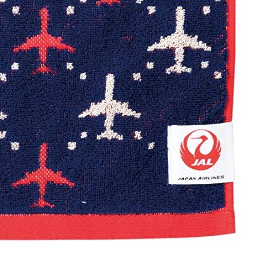Marushin Face JAL Japan Night 34 X Jacquard 6205001500 Towel, Airlines, Flight, 80cm, 100% Cotton, Weave,
