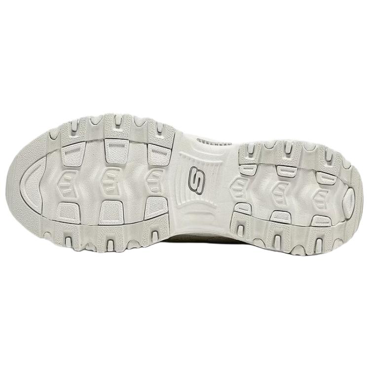 Skechers DLites Versátiles Cómodas Zapatillas de Padre para Mujer Beige 150868-OFWT