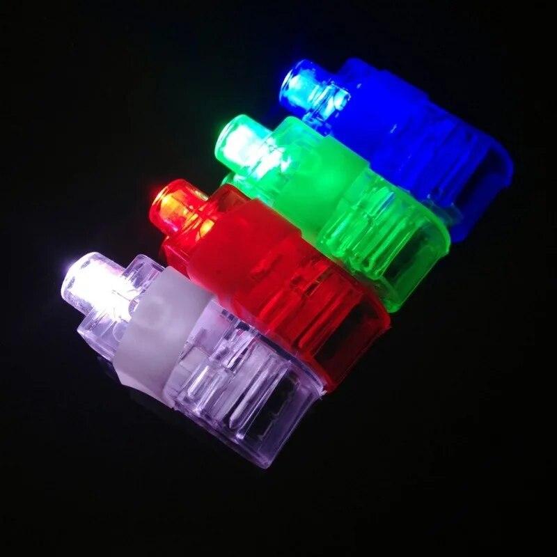 Creative Toys Colorful LED Laser Finger Ring Lights Beam Torch Party Finger Decoration Toy