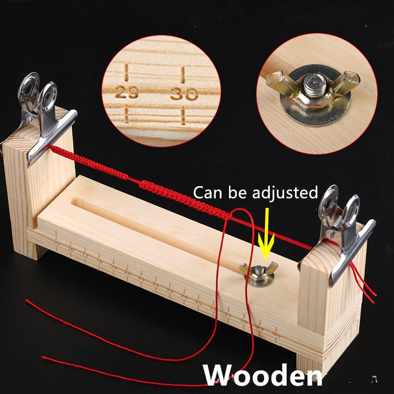 Werkzeugset zum Herstellen von gewebten Armbändern aus Holz, Paracord-Armband-Webwerkzeuge, Längenverstellbar für die Schmuckherstellung, Anfänger, Großhandel