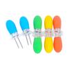 4PCS Barbecue Corn Needle Grilling Stainless Steel Corn Cob Holders Reusable BBQ Sweetcorn Holders