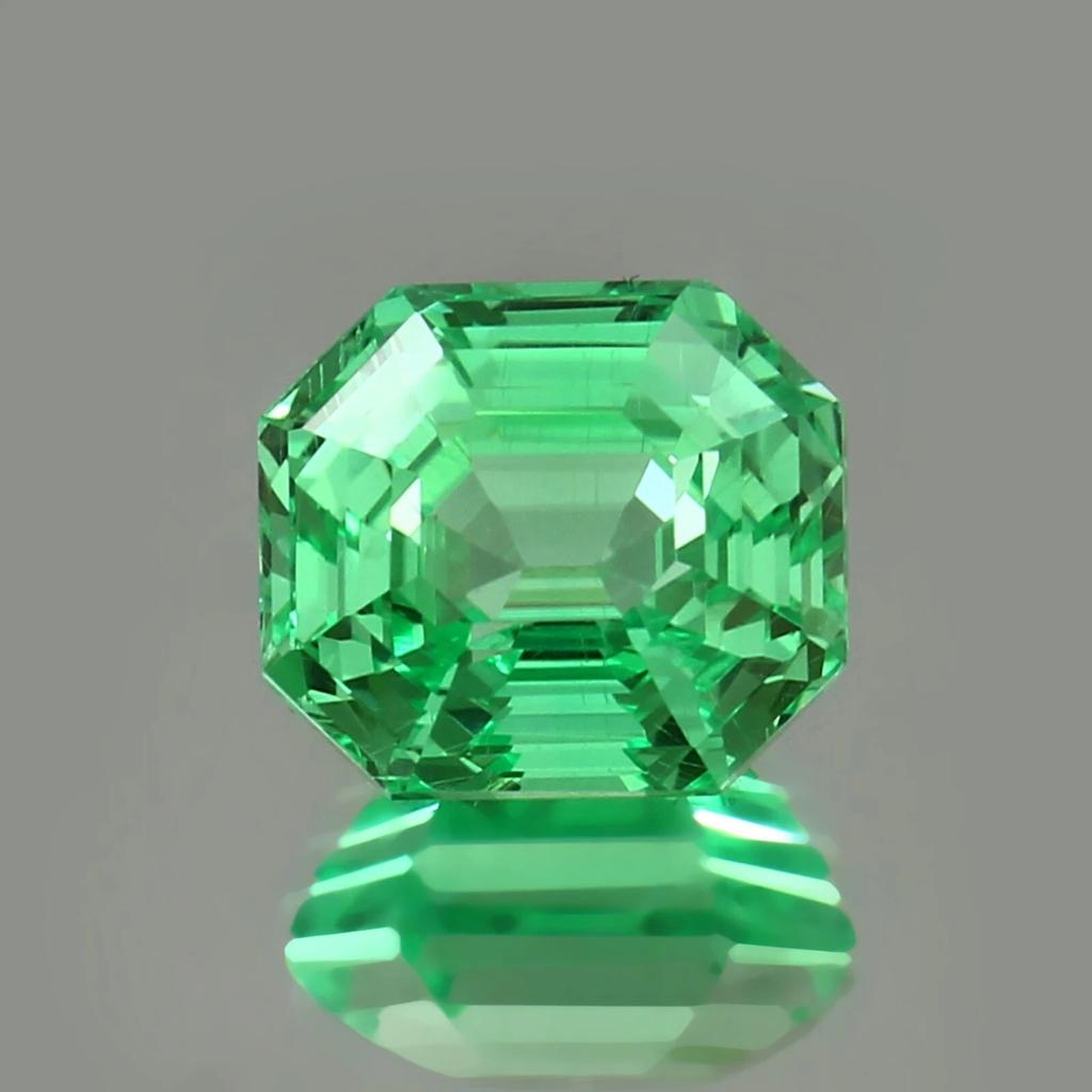 Natural Green Sapphire Loose Gemstone Flawless 10 Ct Radiant Shape September Birthday Birthstone